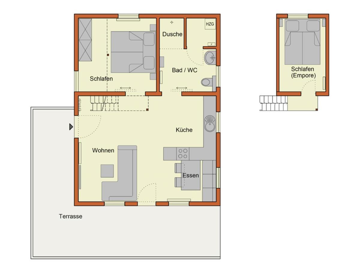 Ferienhaus Hannes Glowe Kültér fotó